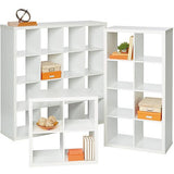 Brenton Studio Outlet Cube Bookcase, 16-Cube, 52 3/9"H x 52 73/8"W x 14 7/8"D, White