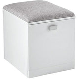 (Scratch & Dent) See Jane Work Kate File/Seat, 18 1/2"H x 15 3/8"W x 18 1/8"D, White