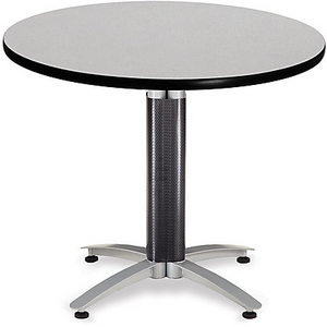 OFM Outlet Multipurpose Table, 29 1/2"H x 36"W x 36"D, Gray