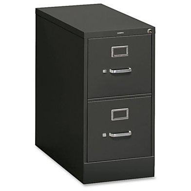 (Scratch & Dent) HON Outlet Steel Vertical File Cabinet With Lock, Letter Size, 2 Drawers, 29