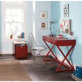 See Jane Work Outlet Kate Writing Desk, 30"H x 47 1/2"W x 20"D, Red