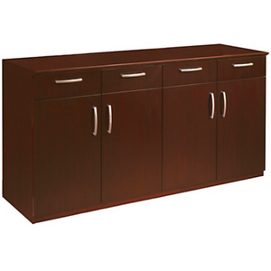 Mayline Group Outlet Buffet Credenza, 36"H x 72"W x 22"D, Sierra Cherry