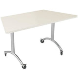 (Scratch & Dent) WorkPro Outlet Flex Collection Trapezoid Table Top, 60"W x 30"D, Gray