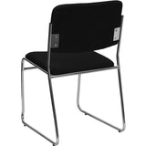 Samson Series 1000 lb. Capacity Fabric High Density Stacking Chair, Black