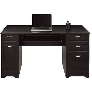 (Scratch & Dent) Realspace Outlet Magellan Collection Managers Desk, 30"H x 58 3/4"W x 23 1/4"D, Espresso