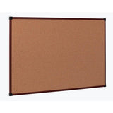 (Scratch & Dent) Office Depot Outlet Brand Framed Cork Board, 72" x 48", Mahogany, Aluminum Frame