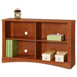 (Scratch & Dent) Realspace Outlet Dawson 2-Shelf Sofa Bookcase, 29"H x 47 1/4"W x 11 3/5"D, Brushed Maple