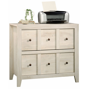 Sauder Outlet Anywhere Solutions Filing Cabinet, 2 Drawers, 33 1/2"H x 36 3/10"W x 19 1/2"D, Chalked Chesnut