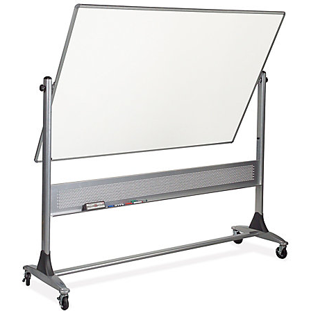 MooreCo Dura Rite Outlet Platinum Non-Magnetic Dry-Erase Whiteboard, 72