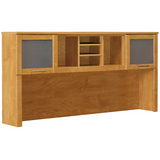 Bush Furniture Outlet Somerset Hutch for L Shaped Desk, 72"W, Maple Cross