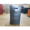 Pre-Owned 3 Drawer Pedestal, Charcoal