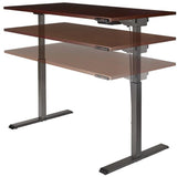 Realspace Outlet Magellan Performance 60"W Electric Height-Adjustable Standing Desk, Cherry