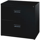 (Scratch & Dent) Realspace Outlet 30"W Lateral 2-Drawer File Cabinet, Metal, Black