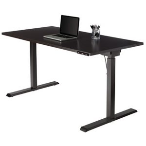 Realspace Outlet Magellan Performance Electric Height-Adjustable Wood Desk, Espresso