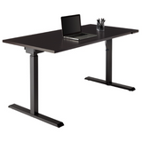 Realspace Outlet Magellan Performance Electric Height-Adjustable Wood Desk, Espresso