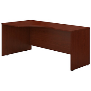 Bush Business Furniture Outlet Components Corner Desk Left Handed 72"W, Mahogany