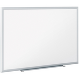 Quartet Standard Magnetic Dry-Erase Whiteboard, Steel, 4' x 6', Silver Aluminum Frame