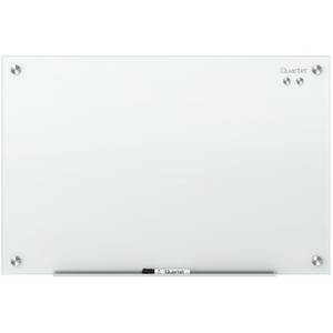 (Scratch & Dent) Quartet Infinity Magnetic White Glass Dry-Erase Board, 72" x 48" Item # 191027