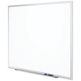 (Scratch & Dent) Quartet Dry-Erase Board With Anodized Aluminum Frame, 36" x 60", White Board, Silver Frame