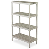Continental Outlet Ventilated Storage Shelf, 60"H x 36 1/4"W x 18 1/8"D, Oyster Gray