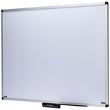 (Scratch & Dent) Smead Justick Dry-Erase White Board, Aluminum, 48" x 36", White, Aluminum Frame Item # 868013