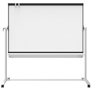 Quartet Prestige 2 Magnetic Dry-Erase Whiteboard With Mobile Easel, Steel, 72" x 48", White, Graphite Plastic Frame Item # 118742
