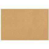 (Scratch & Dent) FORAY Cork Board, 36" x 48", Tan Cork, Light Oak Frame Item # 698535