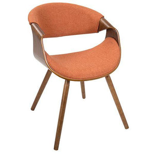 La Volna Reception Chair Walnut Frame