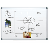FORAY Magnetic Dry-Erase Boards With Aluminum Frame, 24" x 36", White Board, Silver Frame Item # 951837