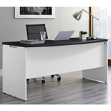 Ameriwood Altra Pursuit Executive Desk, White/Gray Item # 851129