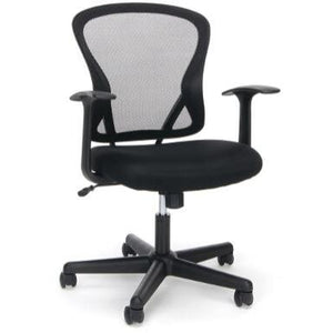 Sharpline Mesh Mid-Back Chair, Black