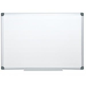 (Scratch & Dent) FORAY Magnetic Dry-Erase Boards With Aluminum Frame, 24" x 36", White Board, Silver Frame Item # 951837