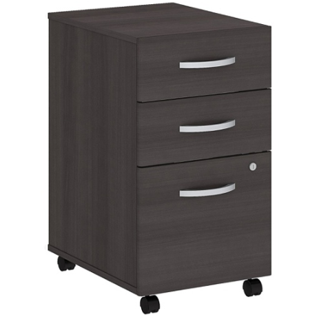 (Scratch & Dent) Bush Business Furniture Studio C 3 Drawer Mobile File Cabinet, Storm Gray