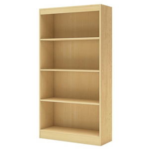 (Scratch & Dent) South Shore Axess 4-Shelf Bookcase, Natural Maple