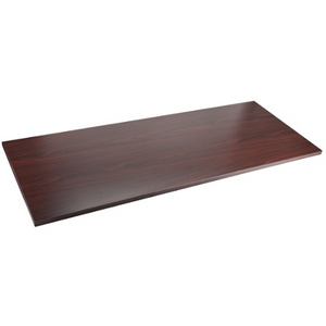 (Scratch & Dent) Lorell Quadro Sit-To-Stand Laminate Table Top, 72"W x 24"D, Mahogany