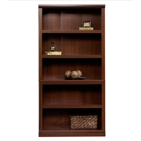 Sauder Select Bookcase, 5 Shelf, Select Cherry
