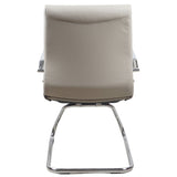 RealBiz II Modern Comfort Series Visitor LeatherPro Chair, Taupe
