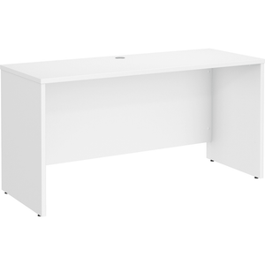(Scratch and Dent) Bush Business Furniture Studio C Credenza Desk, 60"W x 24"D, White