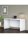 Bush Business Furniture Studio C Credenza Desk, 60"W x 24"D, White