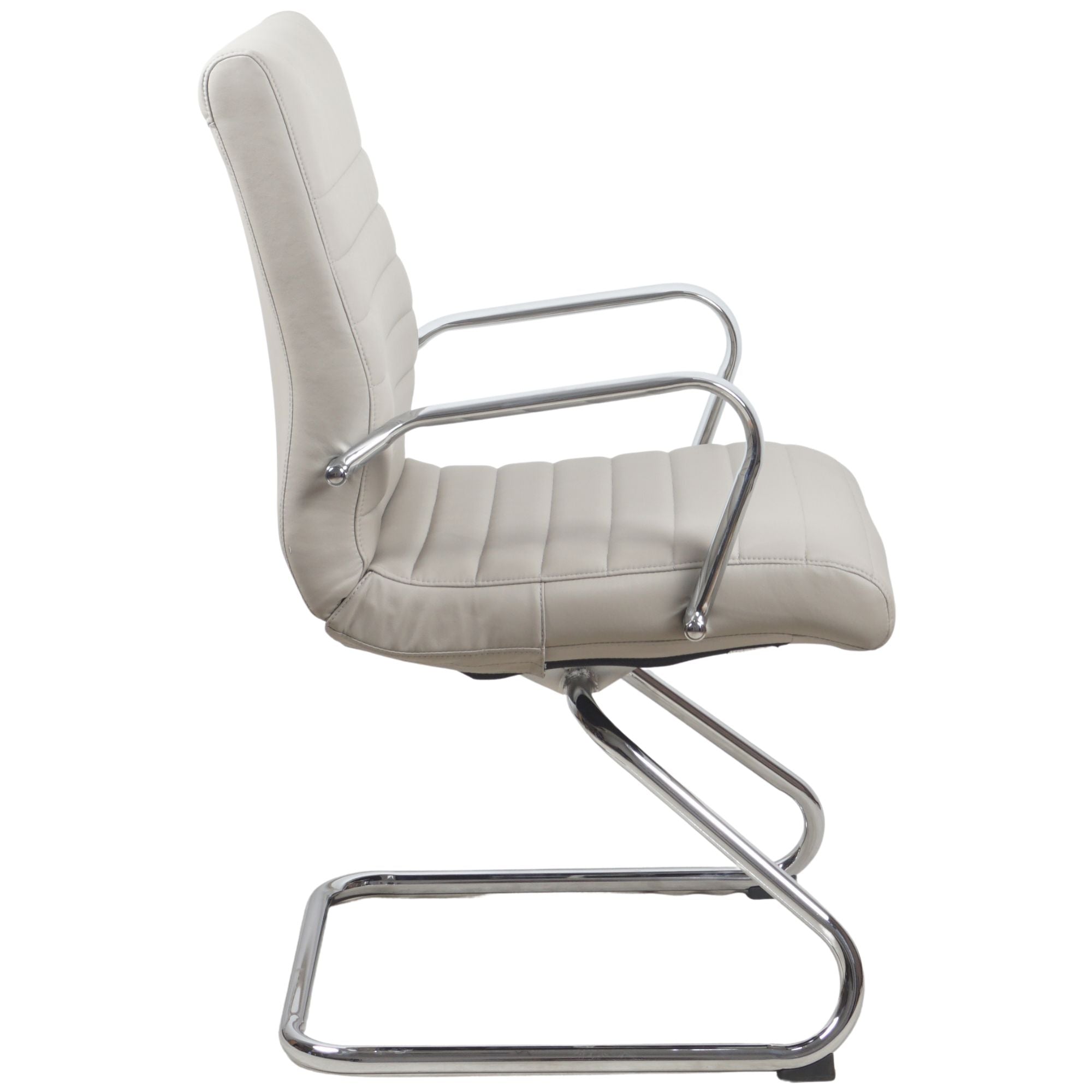RealBiz II Modern Comfort Series Visitor LeatherPro Chair, Taupe