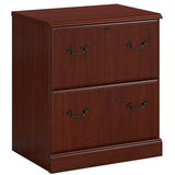 kathy ireland Home by Bush Business Furniture Bennington 27"W Lateral 2-Drawer File Cabinet, Harvest Cherry