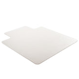 Realspace Outlet Medium-Pile Chair Mat With Beveled Edge, Standard Lip, 45"W x 53"D, Clear