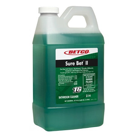 Betco Outlet Sure Bet II Multipurpose Cleaner, Citrus, 67.63 Oz, Pack Of 4 Bottles