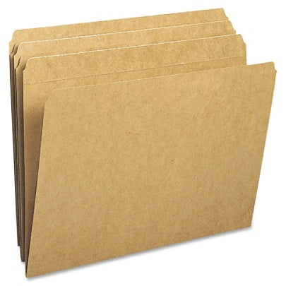 (Scratch & Dent) Smead Outlet Straight-Cut Kraft File Folders, Letter Size, Kraft, Box Of 100