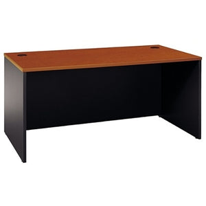 Bush Business Furniture Outlet Components Office Desk 66"W x 30"D, Auburn Maple/Graphite Gray