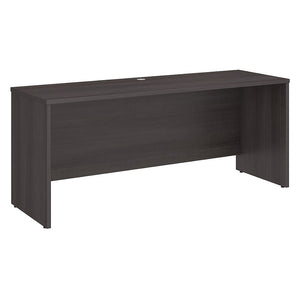 Bush Business Furniture Studio C Credenza Desk, 72"W x 24"D, Storm Gray