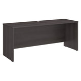 (Scratch & Dent) Bush Business Furniture Studio C Credenza Desk, 72"W x 24"D, Storm Gray