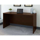 Bush Business Furniture Outlet Components Credenza Desk 60"W x 24"D, Mocha Cherry