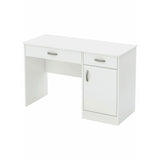 (Scratch & Dent) South Shore Axess Small Desk With Storage, Pure White