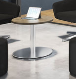 Empresario OX Reception Table, Silver Round Base